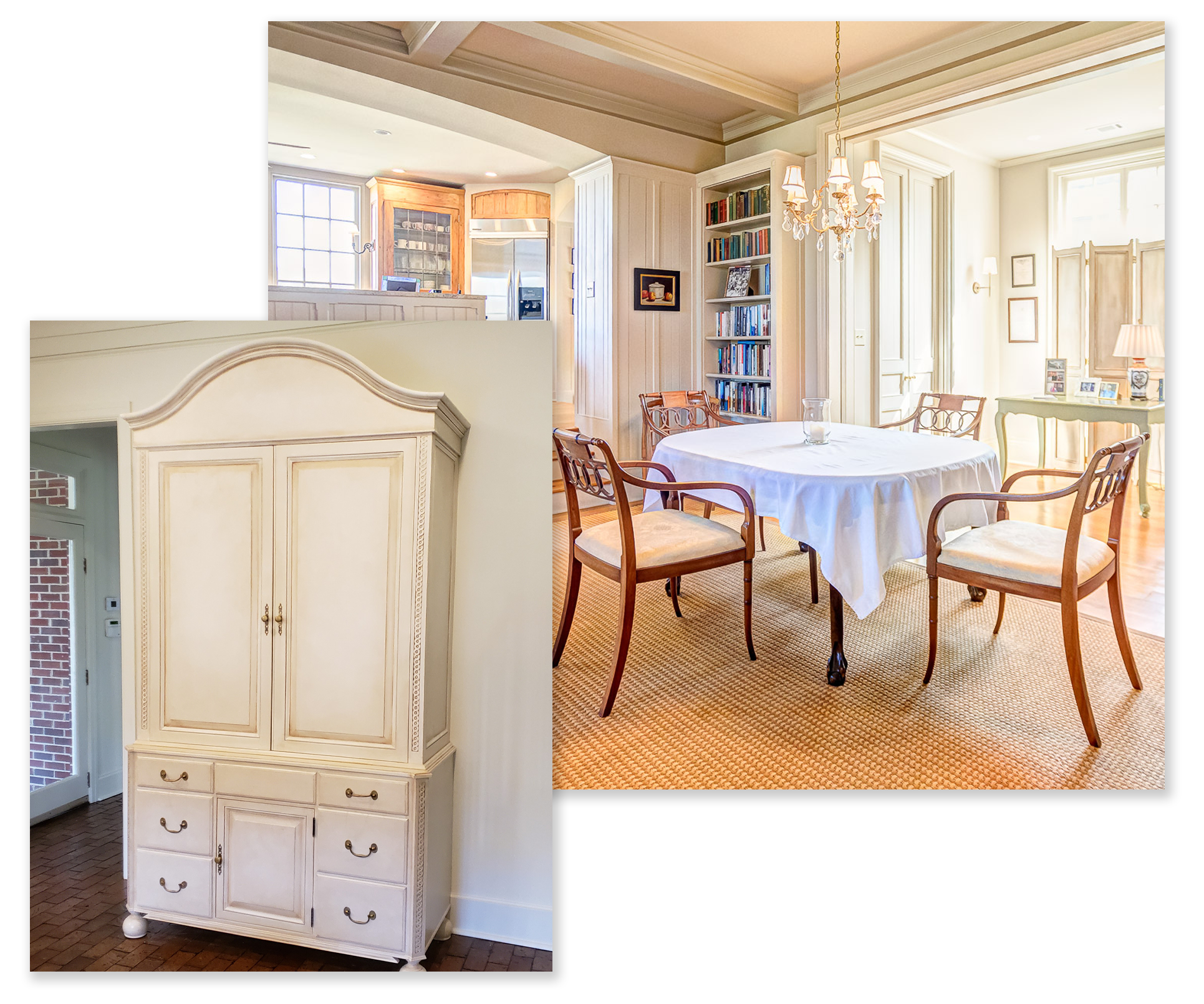 A Room Filled With Furniture And A Large Window